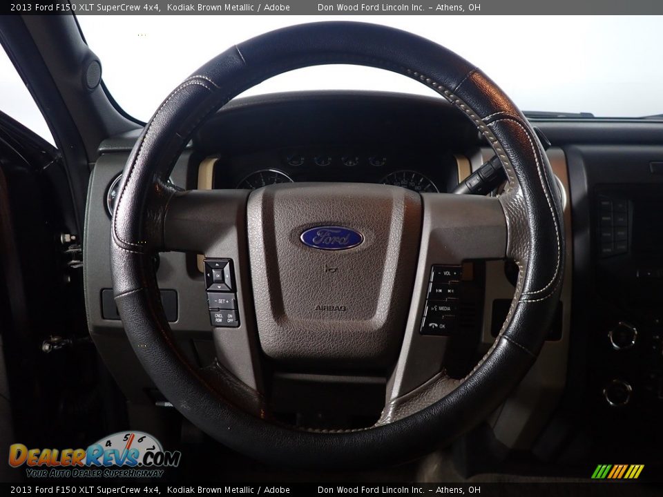 2013 Ford F150 XLT SuperCrew 4x4 Kodiak Brown Metallic / Adobe Photo #25