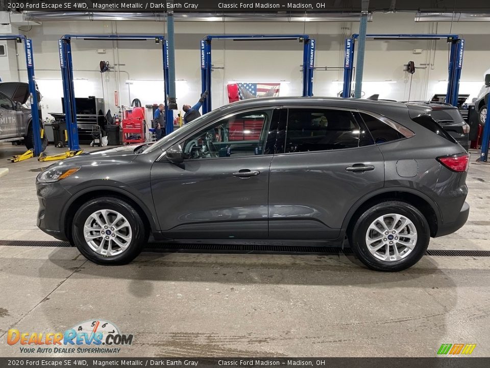 2020 Ford Escape SE 4WD Magnetic Metallic / Dark Earth Gray Photo #8