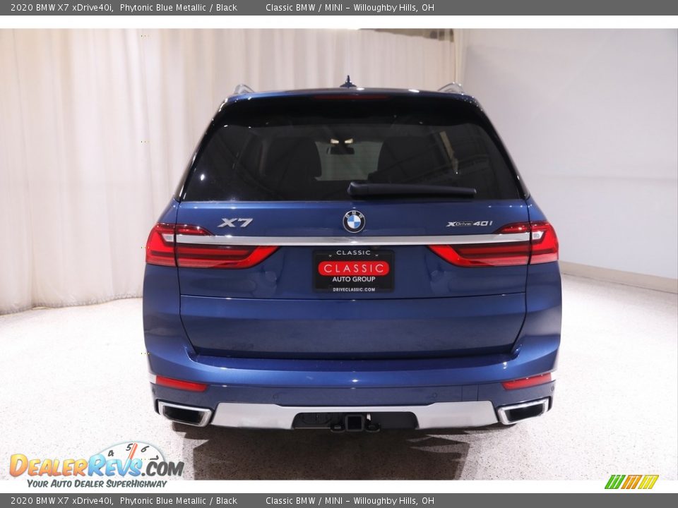 2020 BMW X7 xDrive40i Phytonic Blue Metallic / Black Photo #21