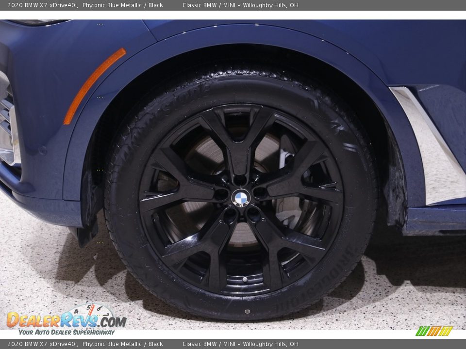 2020 BMW X7 xDrive40i Phytonic Blue Metallic / Black Photo #23