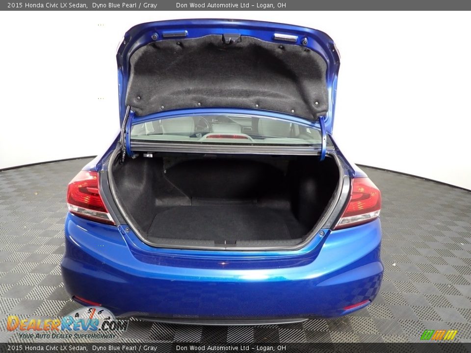 2015 Honda Civic LX Sedan Dyno Blue Pearl / Gray Photo #11