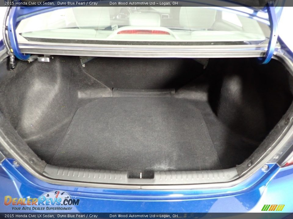 2015 Honda Civic LX Sedan Dyno Blue Pearl / Gray Photo #12