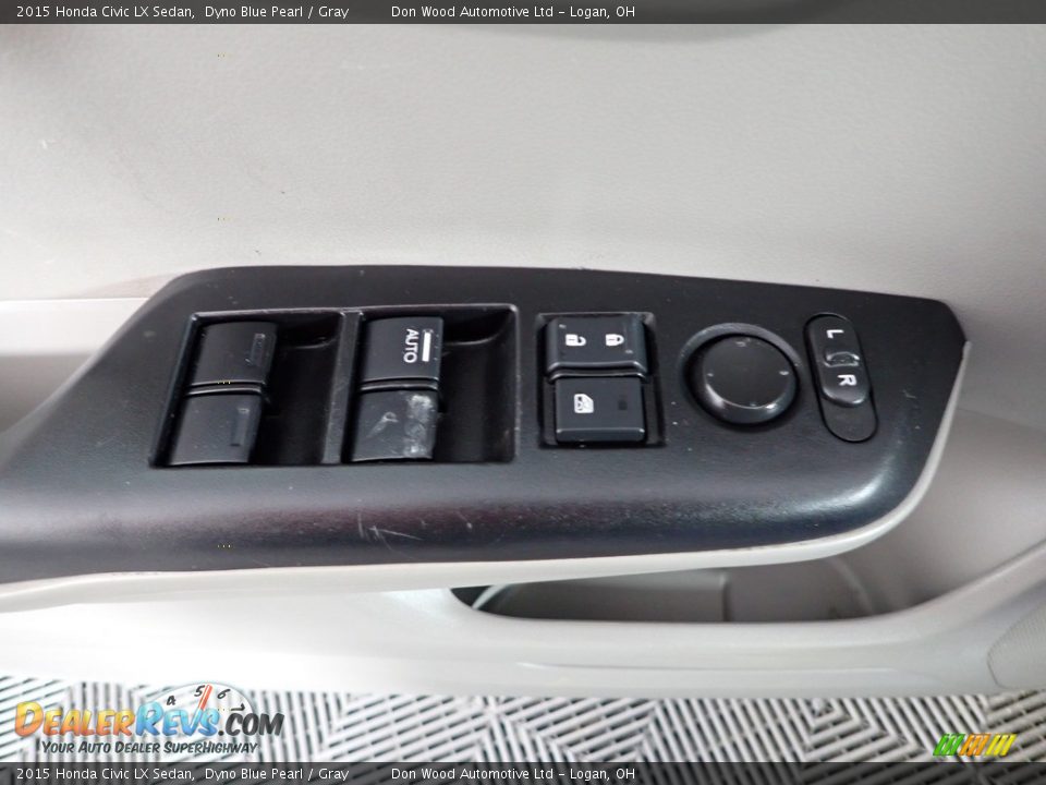 2015 Honda Civic LX Sedan Dyno Blue Pearl / Gray Photo #15