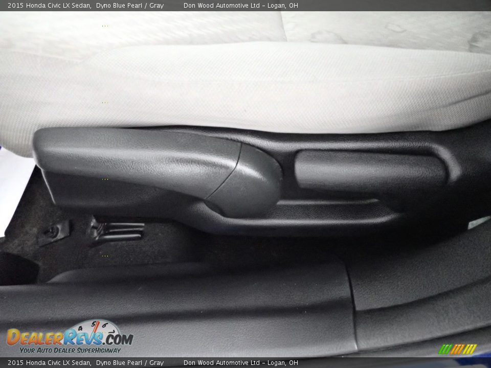 2015 Honda Civic LX Sedan Dyno Blue Pearl / Gray Photo #16
