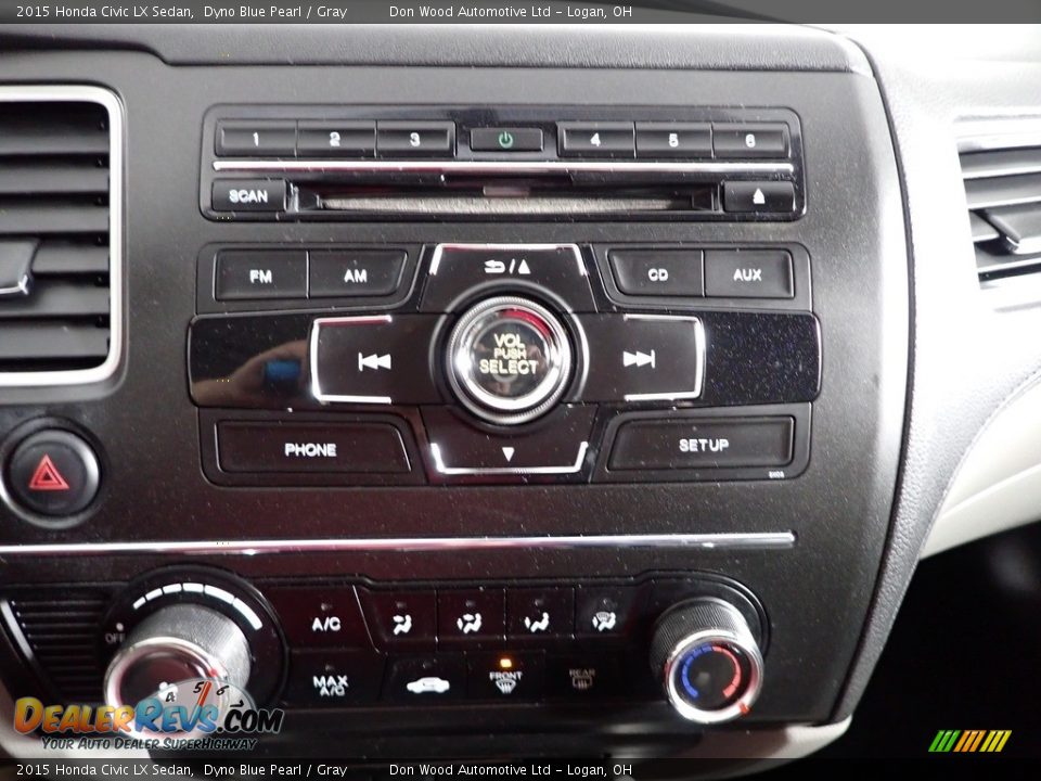 2015 Honda Civic LX Sedan Dyno Blue Pearl / Gray Photo #22