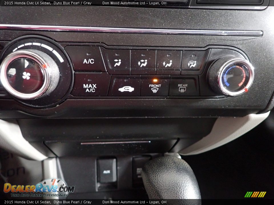 2015 Honda Civic LX Sedan Dyno Blue Pearl / Gray Photo #23