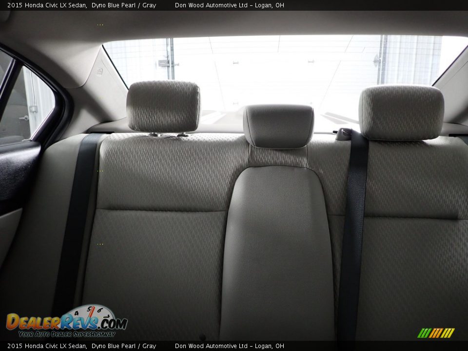 2015 Honda Civic LX Sedan Dyno Blue Pearl / Gray Photo #25