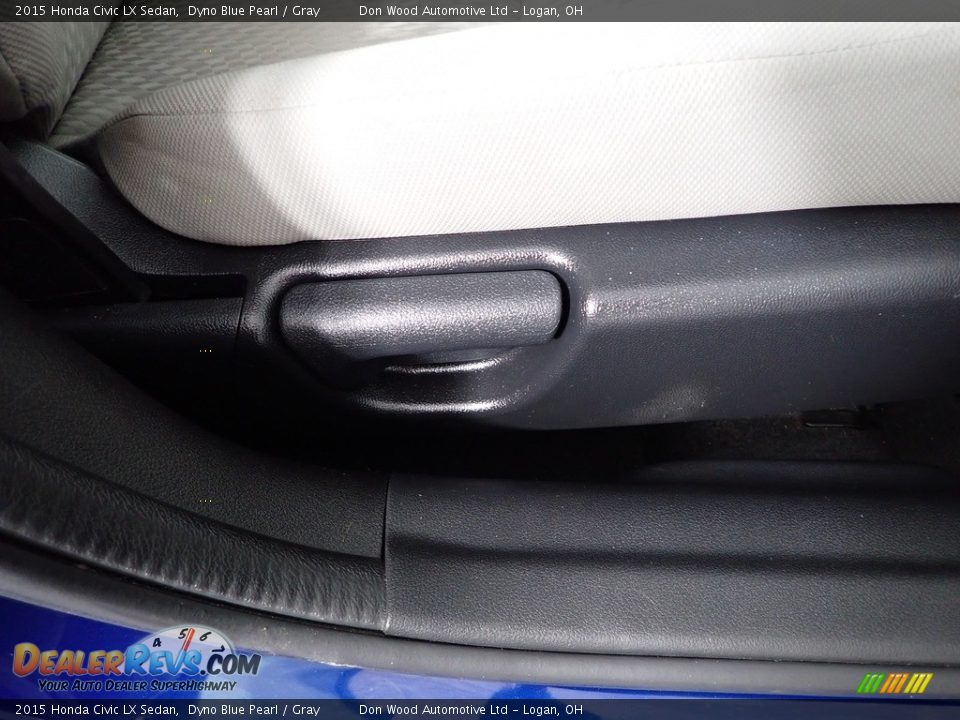 2015 Honda Civic LX Sedan Dyno Blue Pearl / Gray Photo #31