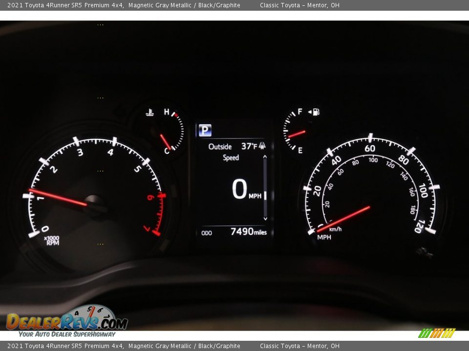 2021 Toyota 4Runner SR5 Premium 4x4 Gauges Photo #8