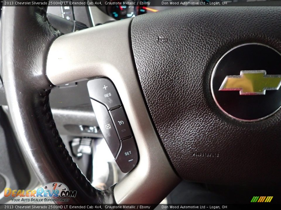2013 Chevrolet Silverado 2500HD LT Extended Cab 4x4 Graystone Metallic / Ebony Photo #19