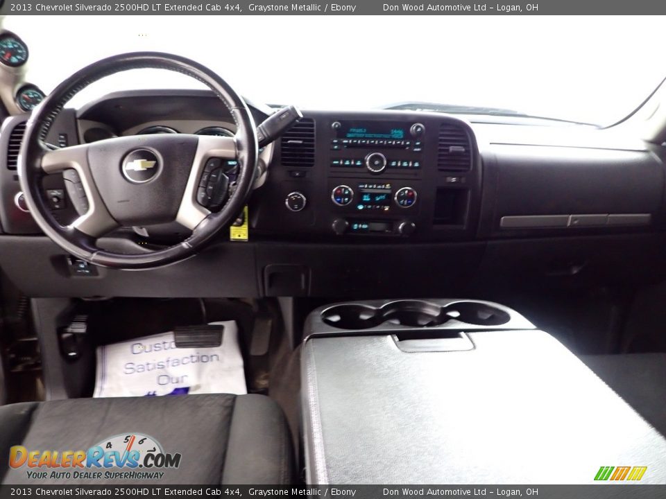 2013 Chevrolet Silverado 2500HD LT Extended Cab 4x4 Graystone Metallic / Ebony Photo #32
