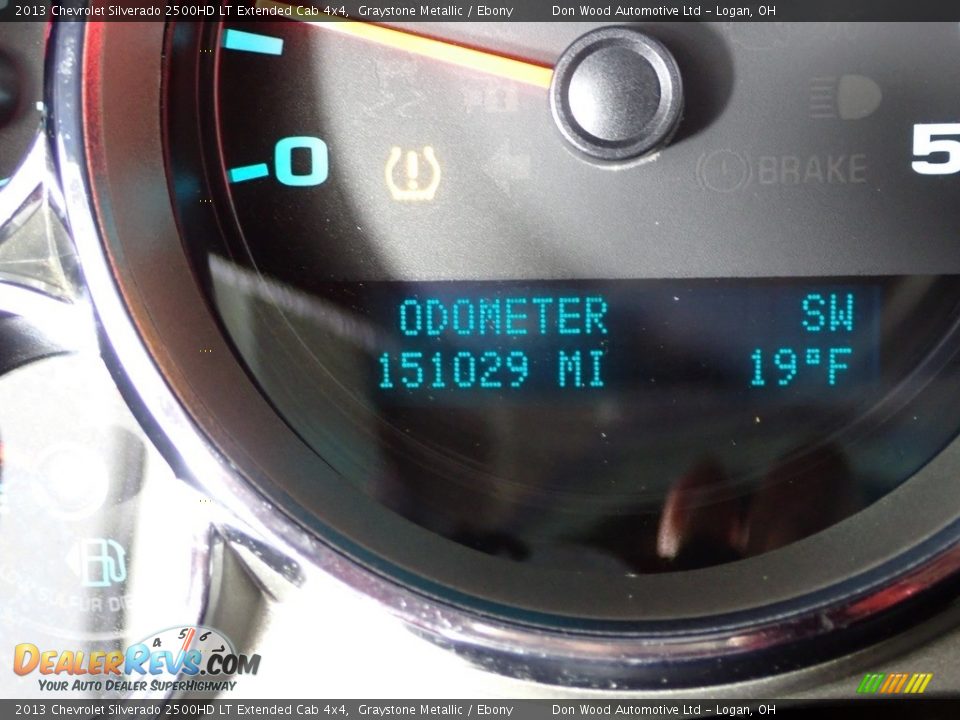 2013 Chevrolet Silverado 2500HD LT Extended Cab 4x4 Graystone Metallic / Ebony Photo #34