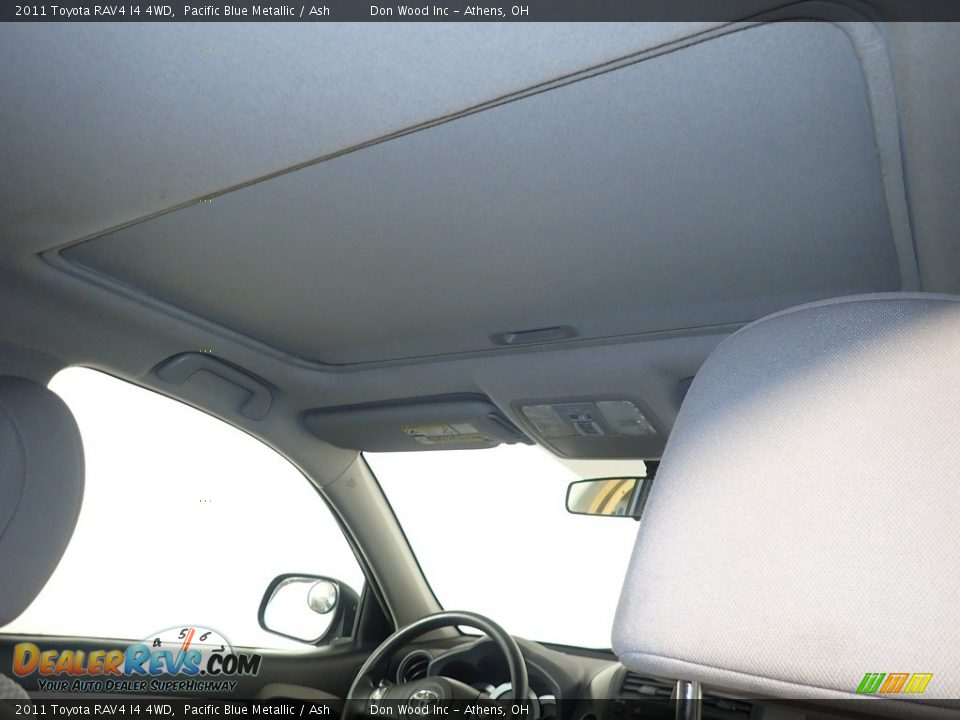 2011 Toyota RAV4 I4 4WD Pacific Blue Metallic / Ash Photo #2