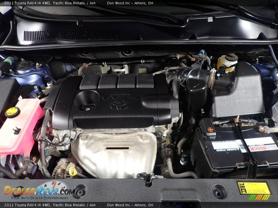 2011 Toyota RAV4 I4 4WD Pacific Blue Metallic / Ash Photo #8