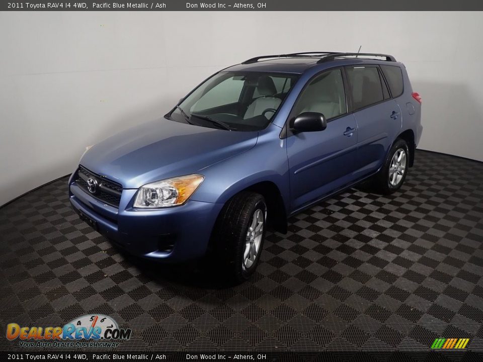 2011 Toyota RAV4 I4 4WD Pacific Blue Metallic / Ash Photo #9