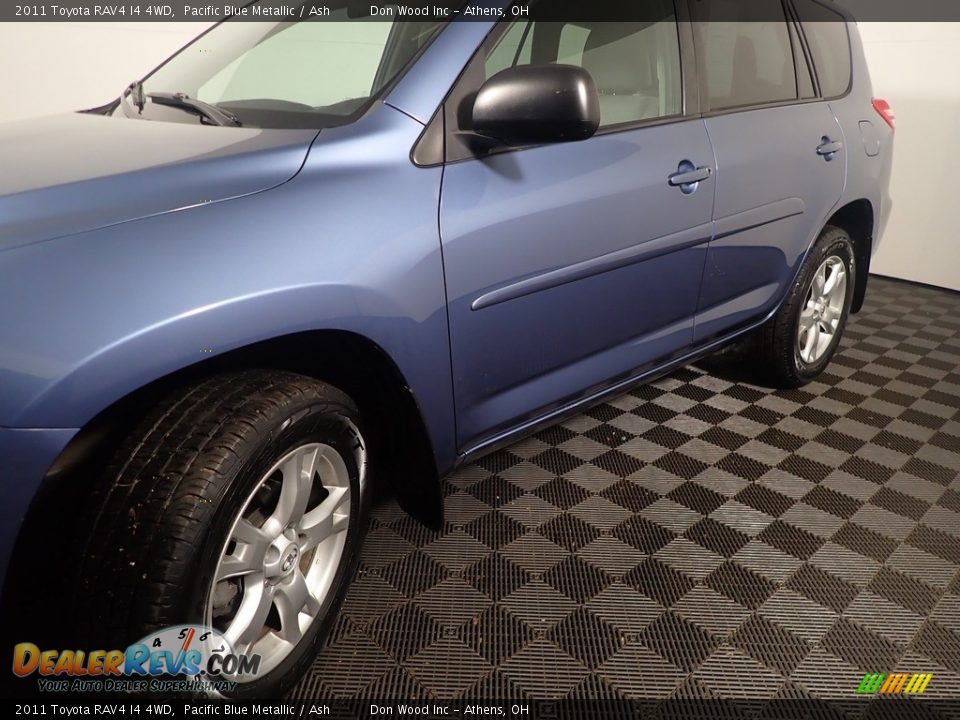 2011 Toyota RAV4 I4 4WD Pacific Blue Metallic / Ash Photo #10