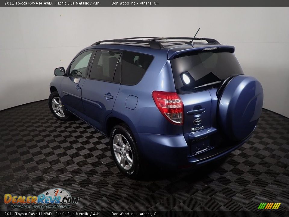 2011 Toyota RAV4 I4 4WD Pacific Blue Metallic / Ash Photo #11