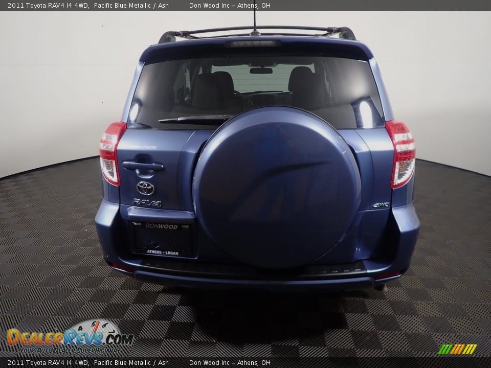 2011 Toyota RAV4 I4 4WD Pacific Blue Metallic / Ash Photo #12