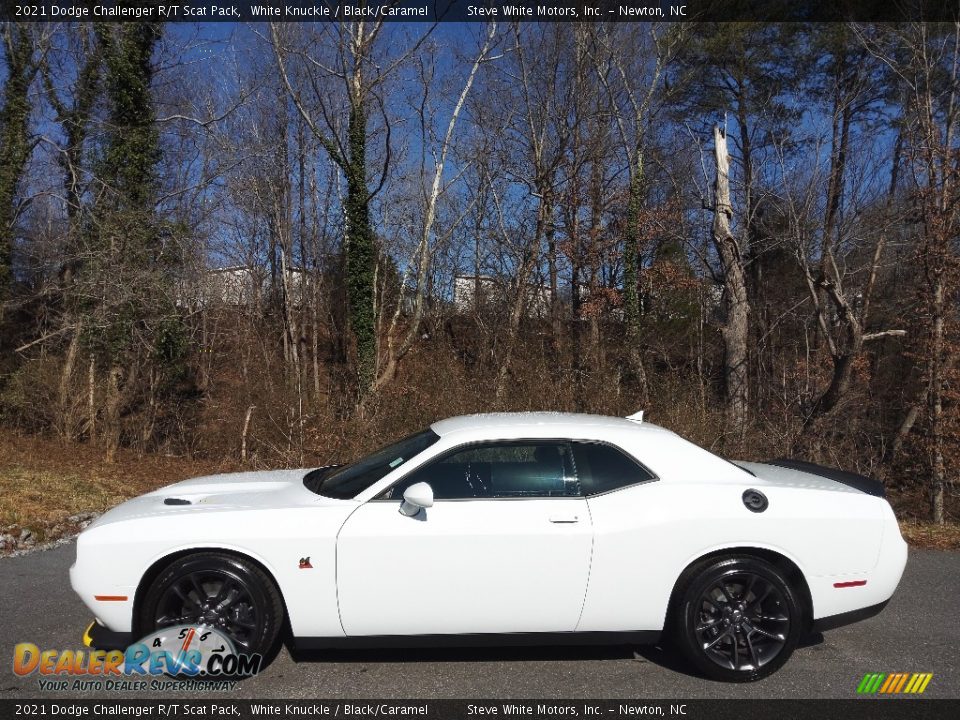 2021 Dodge Challenger R/T Scat Pack White Knuckle / Black/Caramel Photo #1