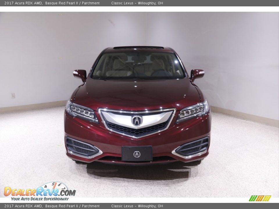 2017 Acura RDX AWD Basque Red Pearl II / Parchment Photo #2
