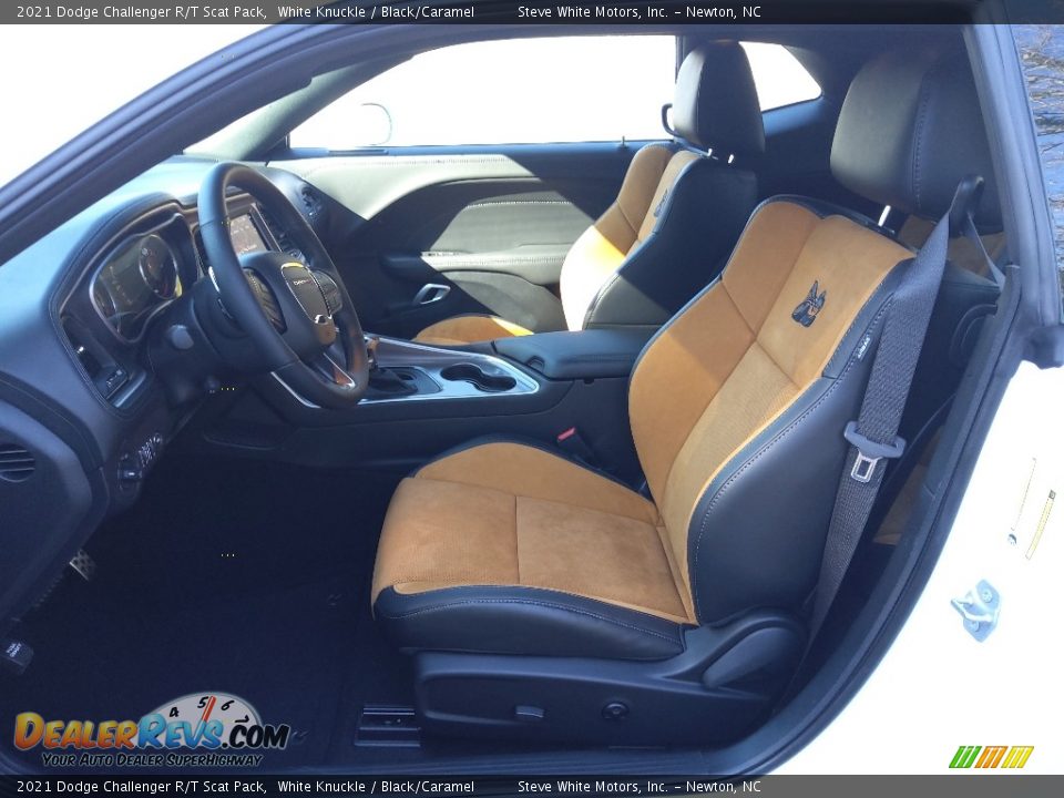 Black/Caramel Interior - 2021 Dodge Challenger R/T Scat Pack Photo #10