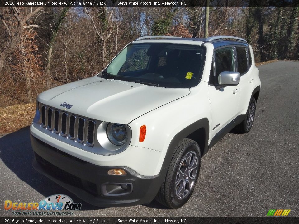 2016 Jeep Renegade Limited 4x4 Alpine White / Black Photo #2