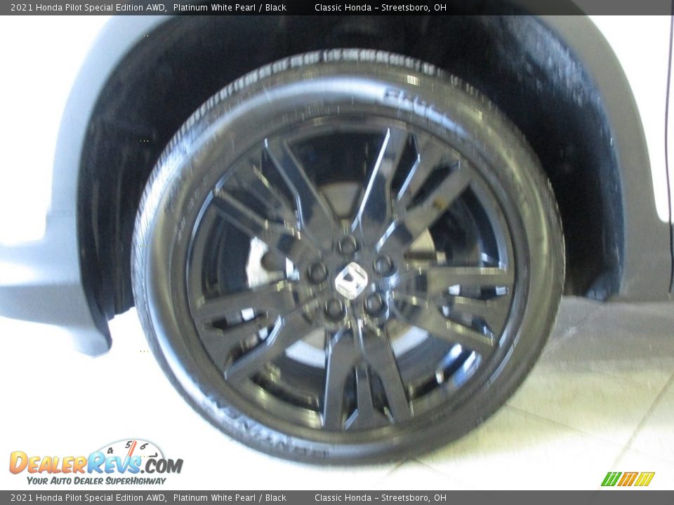 2021 Honda Pilot Special Edition AWD Platinum White Pearl / Black Photo #12