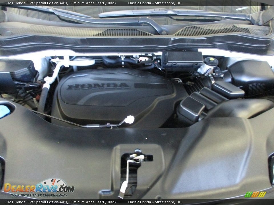 2021 Honda Pilot Special Edition AWD Platinum White Pearl / Black Photo #13