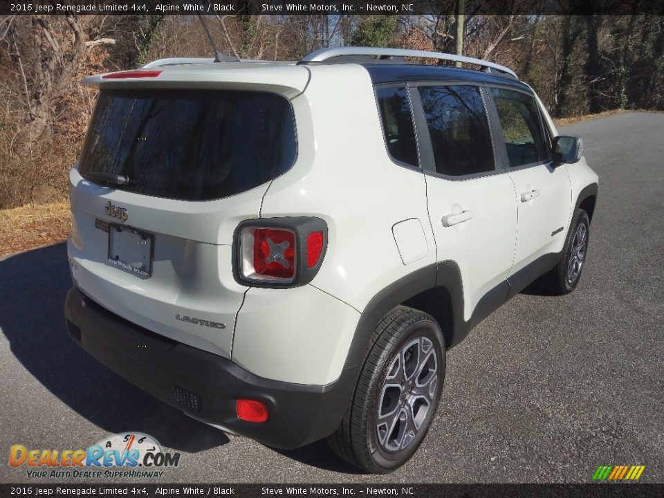 2016 Jeep Renegade Limited 4x4 Alpine White / Black Photo #6