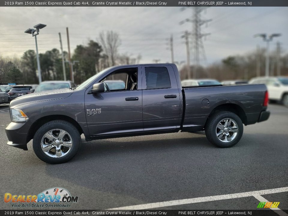 2019 Ram 1500 Classic Express Quad Cab 4x4 Granite Crystal Metallic / Black/Diesel Gray Photo #13