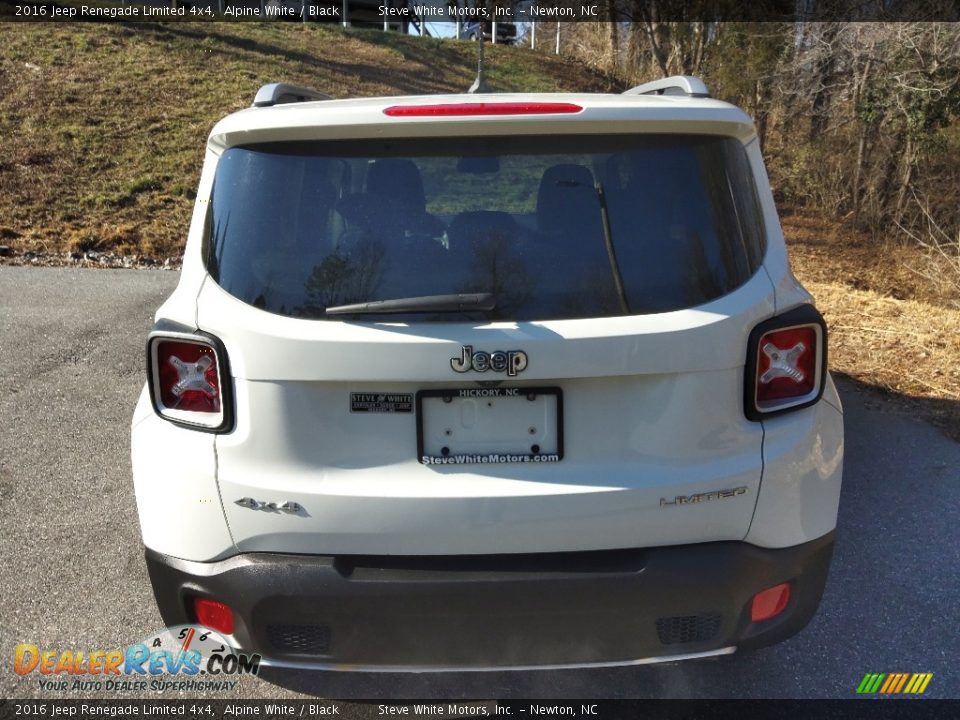 2016 Jeep Renegade Limited 4x4 Alpine White / Black Photo #7