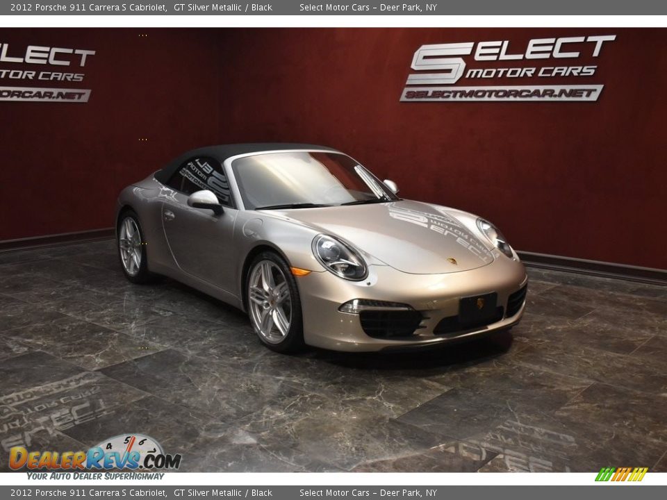 2012 Porsche 911 Carrera S Cabriolet GT Silver Metallic / Black Photo #3