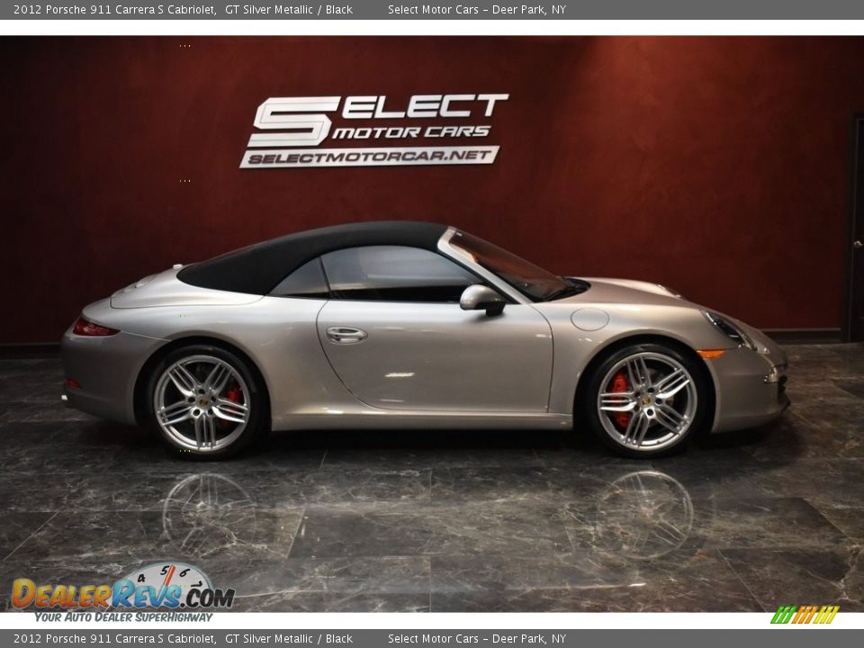 2012 Porsche 911 Carrera S Cabriolet GT Silver Metallic / Black Photo #4