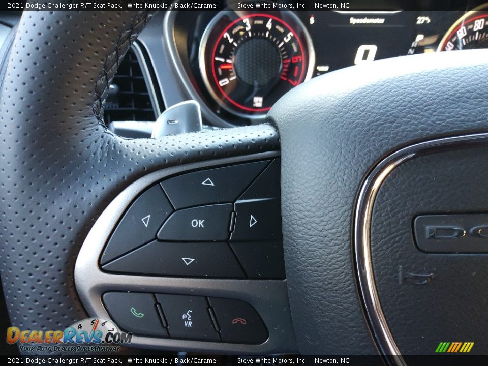 2021 Dodge Challenger R/T Scat Pack Steering Wheel Photo #17
