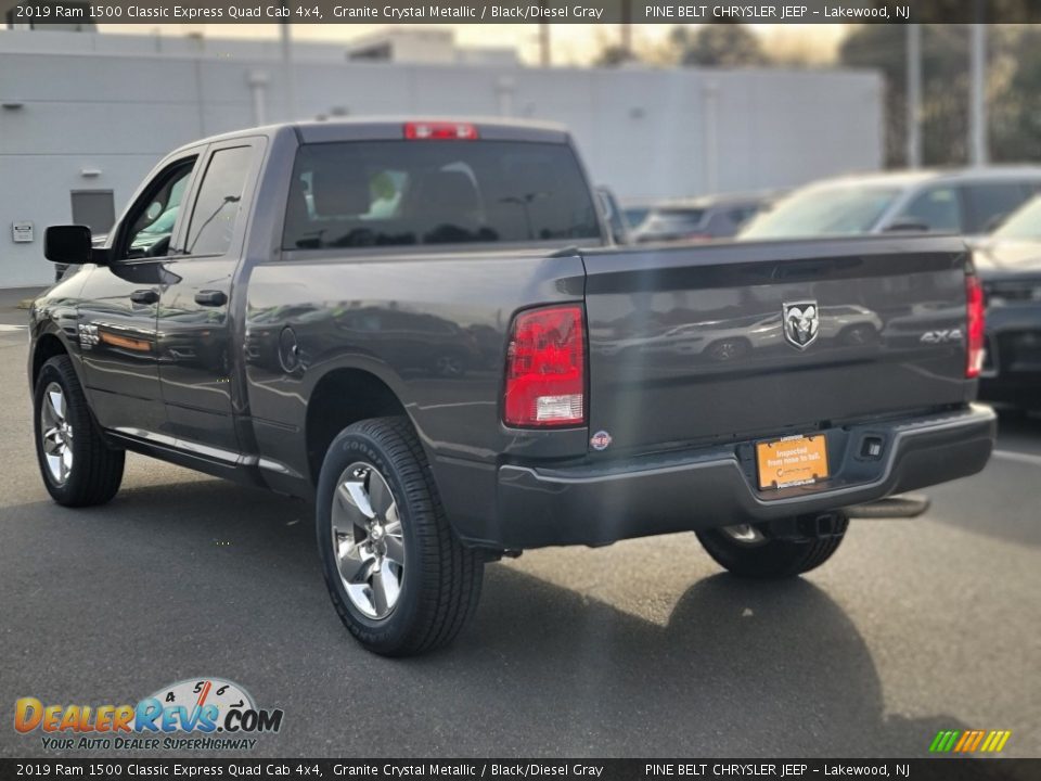 2019 Ram 1500 Classic Express Quad Cab 4x4 Granite Crystal Metallic / Black/Diesel Gray Photo #15