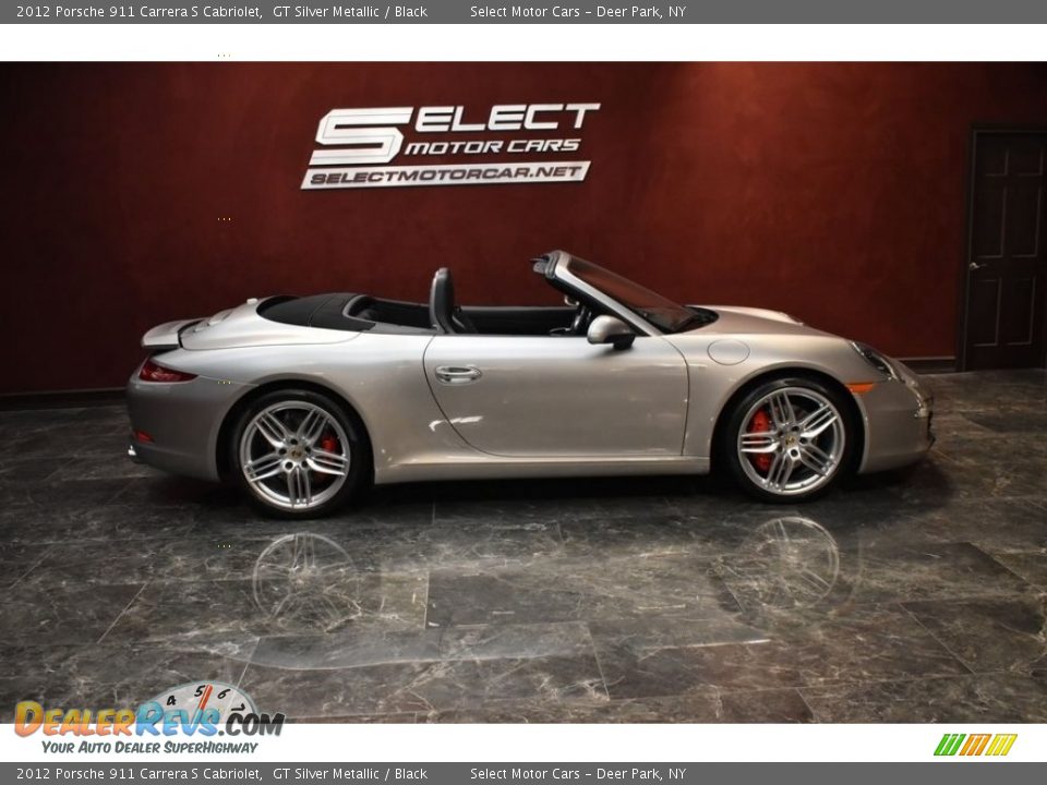 2012 Porsche 911 Carrera S Cabriolet GT Silver Metallic / Black Photo #6