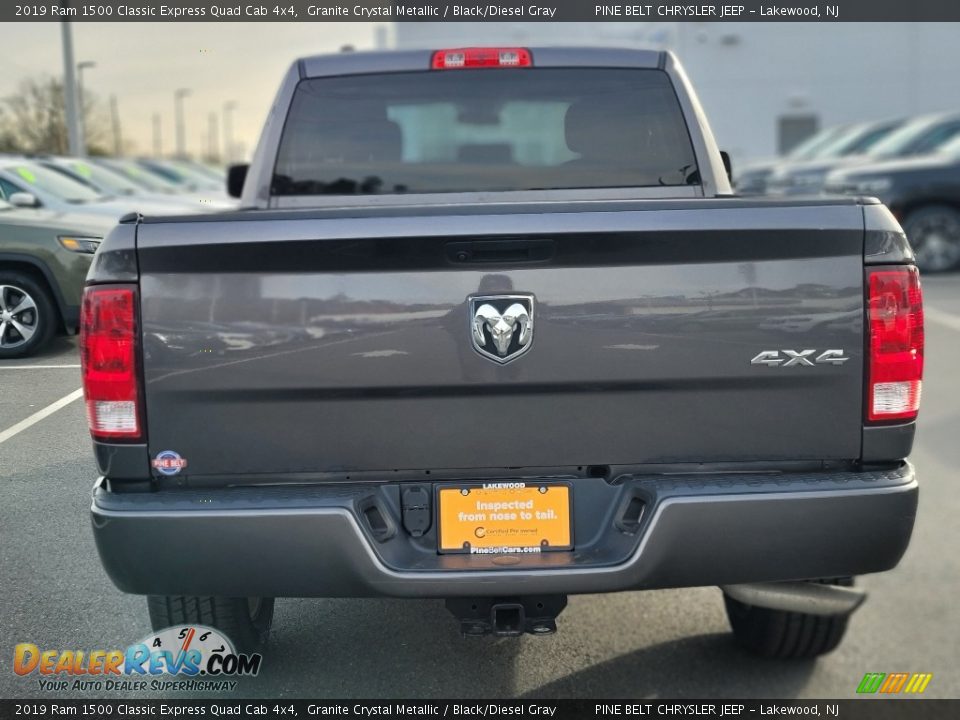 2019 Ram 1500 Classic Express Quad Cab 4x4 Granite Crystal Metallic / Black/Diesel Gray Photo #16