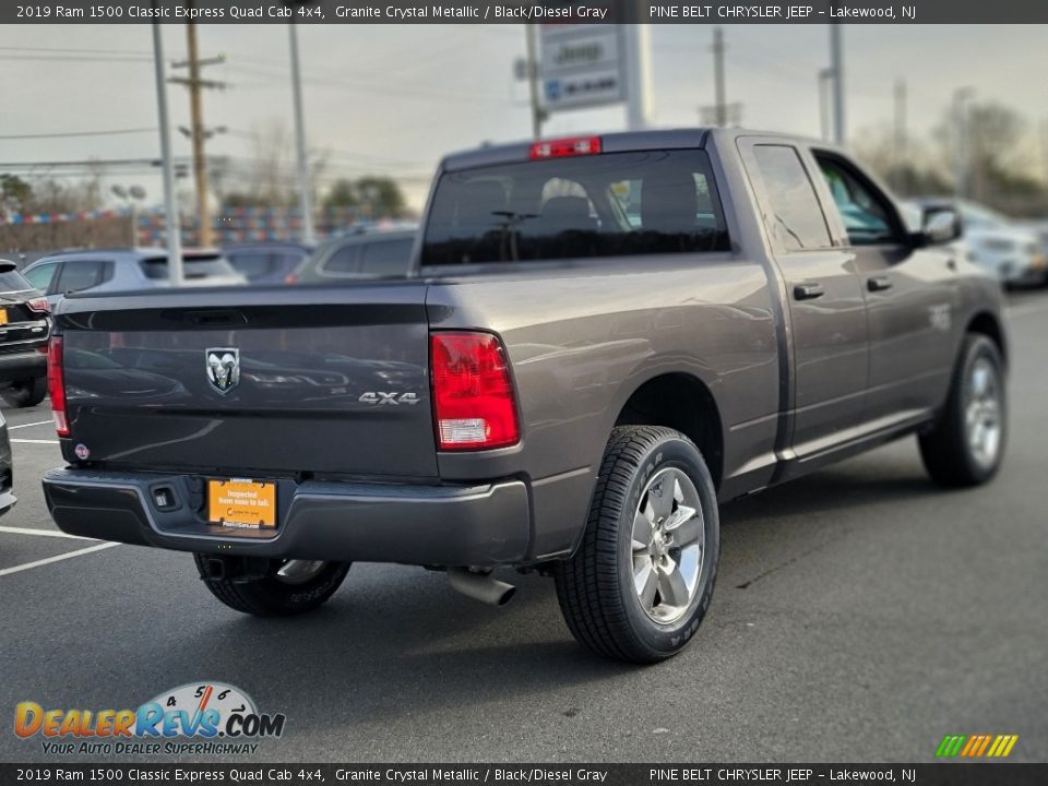 2019 Ram 1500 Classic Express Quad Cab 4x4 Granite Crystal Metallic / Black/Diesel Gray Photo #18