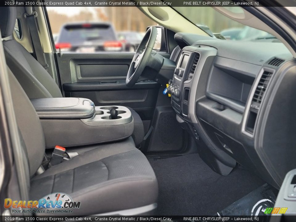 2019 Ram 1500 Classic Express Quad Cab 4x4 Granite Crystal Metallic / Black/Diesel Gray Photo #23