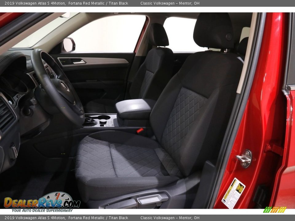 2019 Volkswagen Atlas S 4Motion Fortana Red Metallic / Titan Black Photo #5