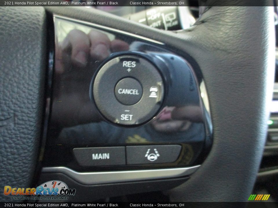 2021 Honda Pilot Special Edition AWD Platinum White Pearl / Black Photo #36