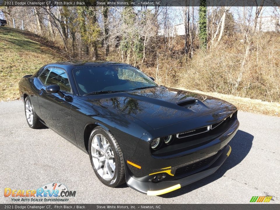 2021 Dodge Challenger GT Pitch Black / Black Photo #4