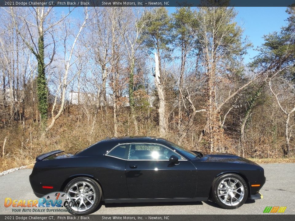 2021 Dodge Challenger GT Pitch Black / Black Photo #5