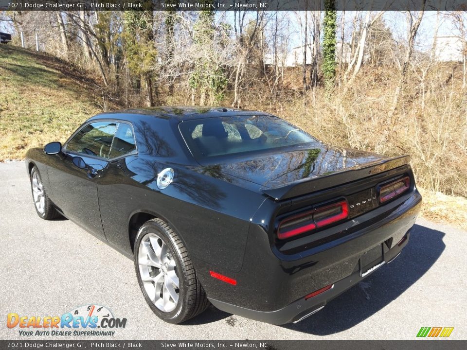 2021 Dodge Challenger GT Pitch Black / Black Photo #8