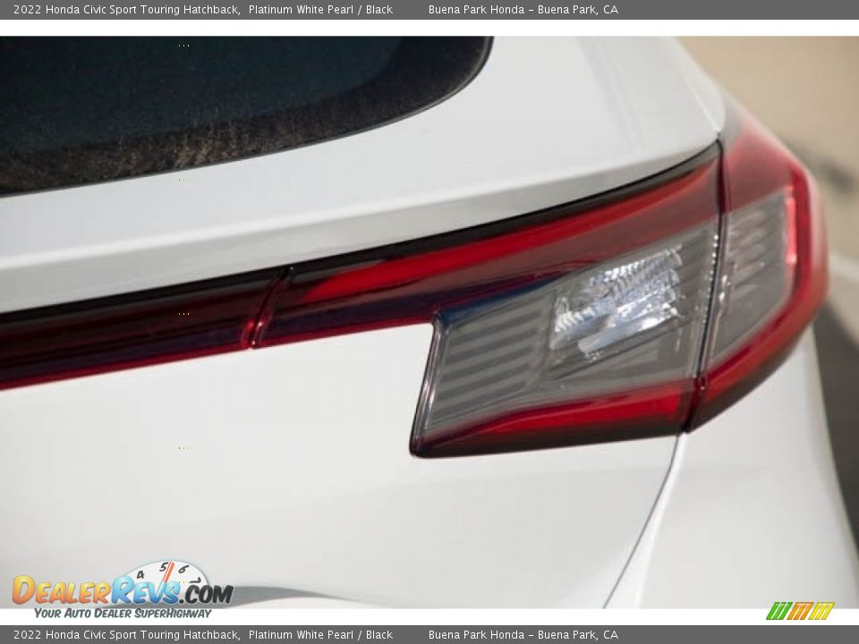2022 Honda Civic Sport Touring Hatchback Platinum White Pearl / Black Photo #7