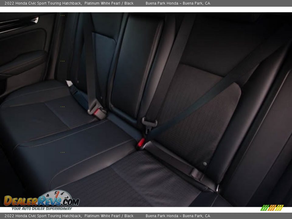 2022 Honda Civic Sport Touring Hatchback Platinum White Pearl / Black Photo #26