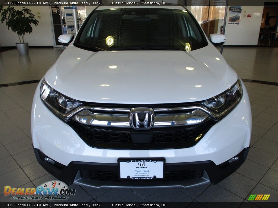 2019 Honda CR-V EX AWD Platinum White Pearl / Black Photo #2