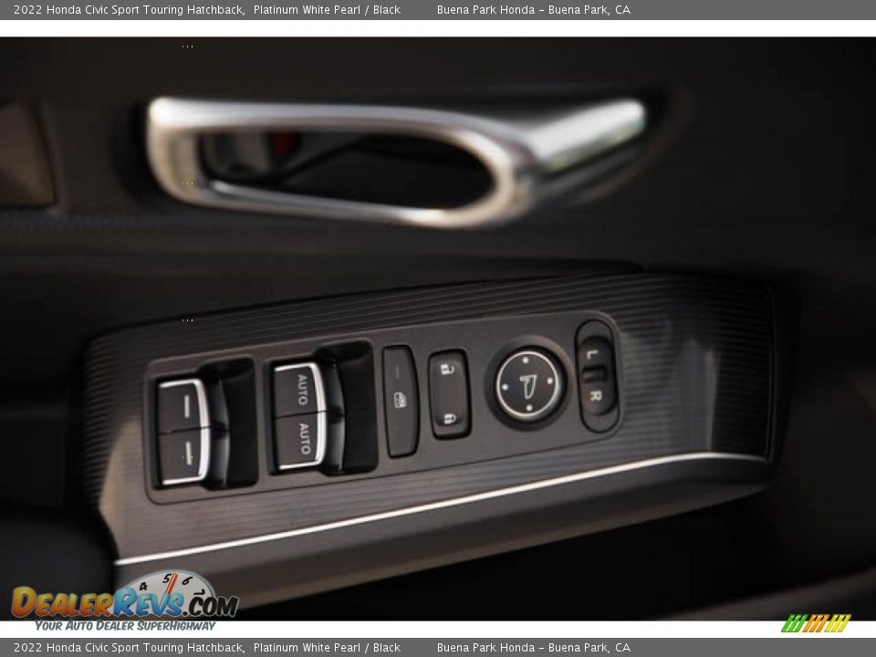 2022 Honda Civic Sport Touring Hatchback Platinum White Pearl / Black Photo #35