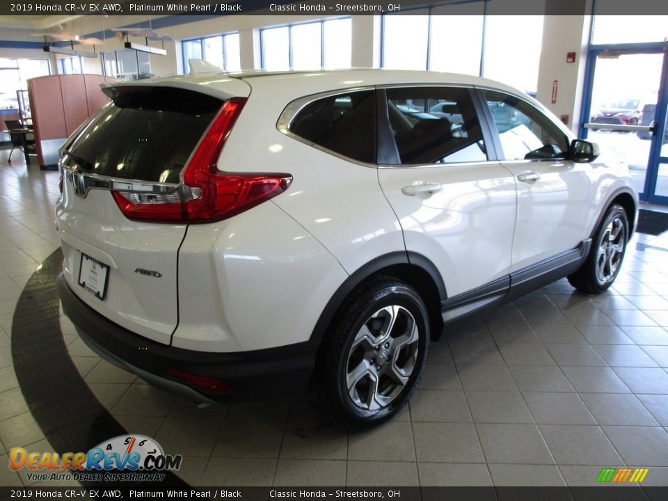 2019 Honda CR-V EX AWD Platinum White Pearl / Black Photo #7