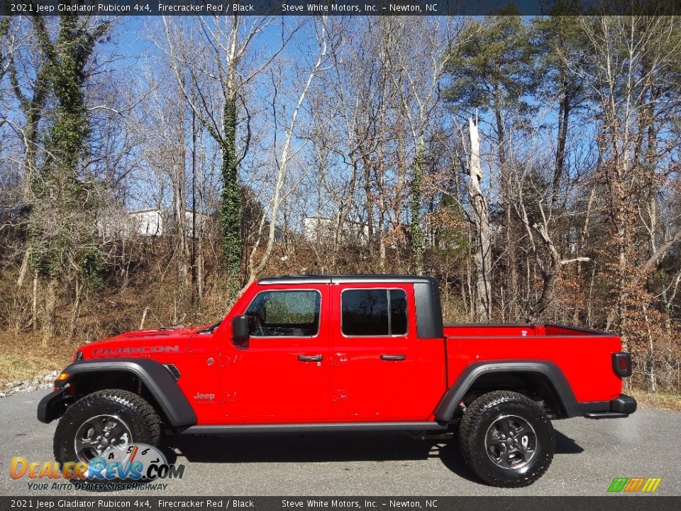 2021 Jeep Gladiator Rubicon 4x4 Firecracker Red / Black Photo #1